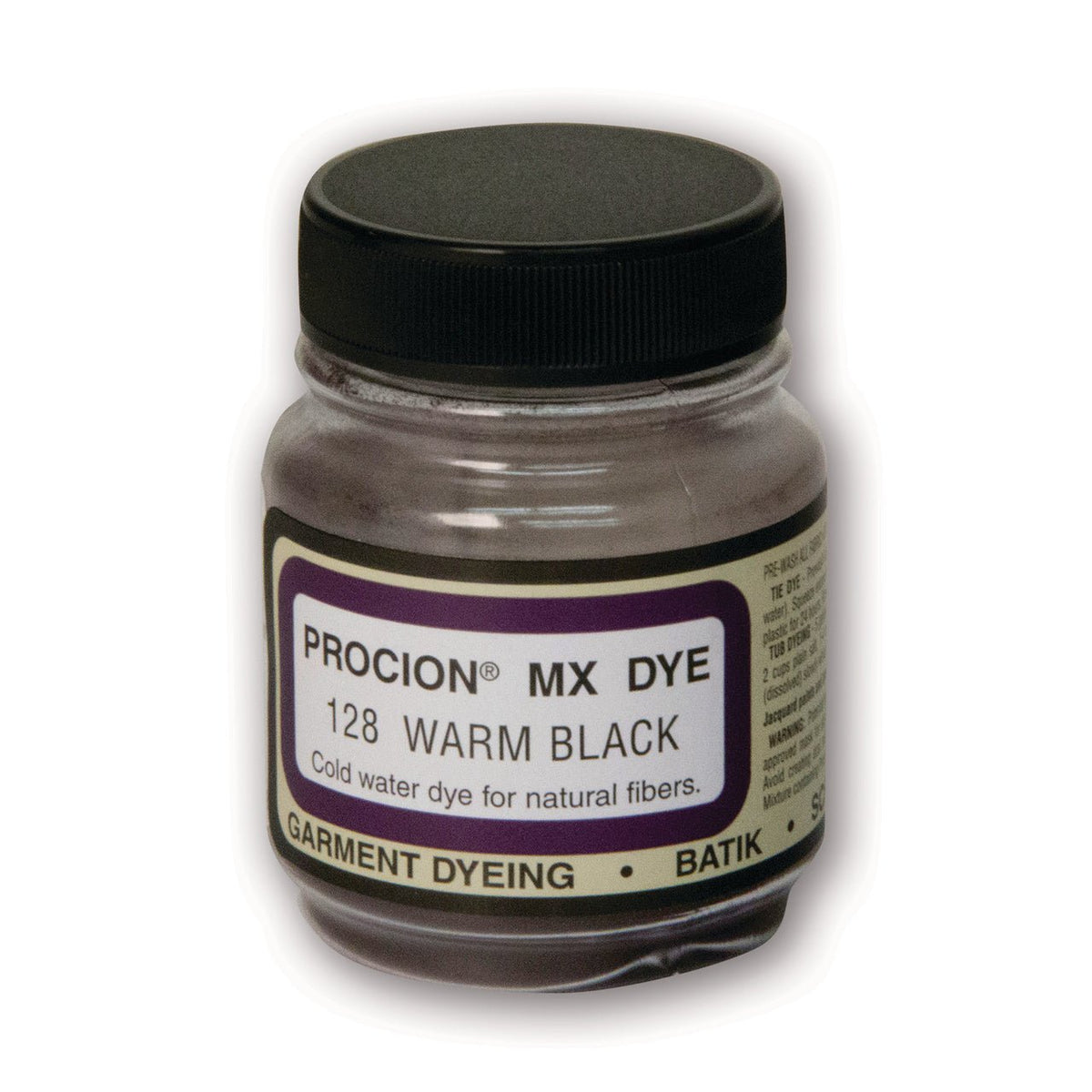 Jacquard Procion MX Dye 2/3 oz - Warm Black - merriartist.com