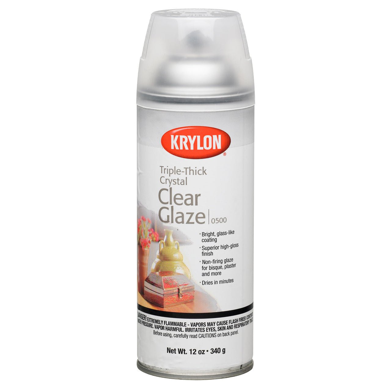 Krylon Triple-Thick Clear Glaze spray 12 oz. - merriartist.com