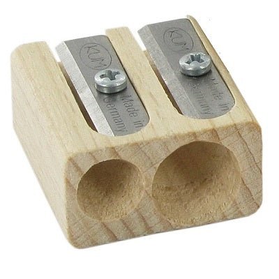 Wooden Double-hole KUM Pencil Sharpener Kum Sharpeners Are Made in Germany  