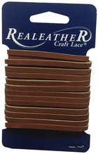 Latigo Leather Lace 1/8x4 yards - Medium Brown - merriartist.com