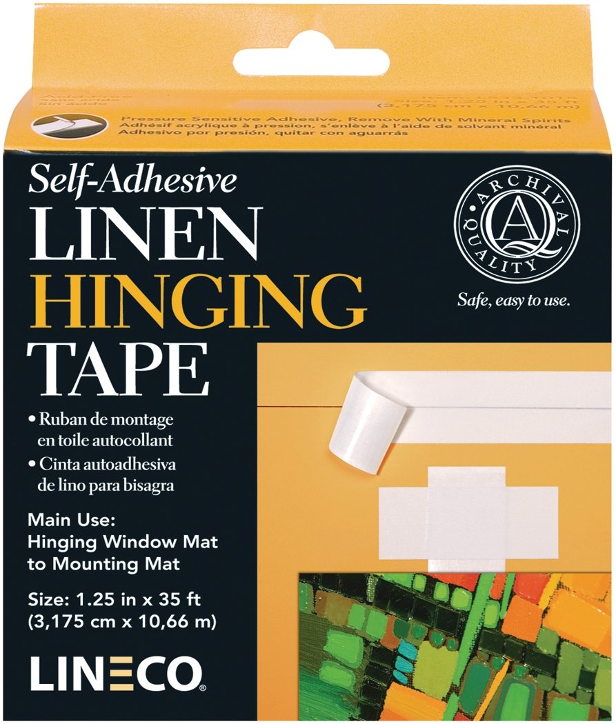 Linen Hinging Tape - Self Adhesive 1 1/4x400 inch - merriartist.com