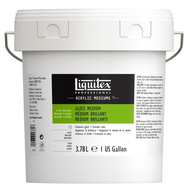 Liquitex Gloss Medium Gallon (128 oz) - merriartist.com