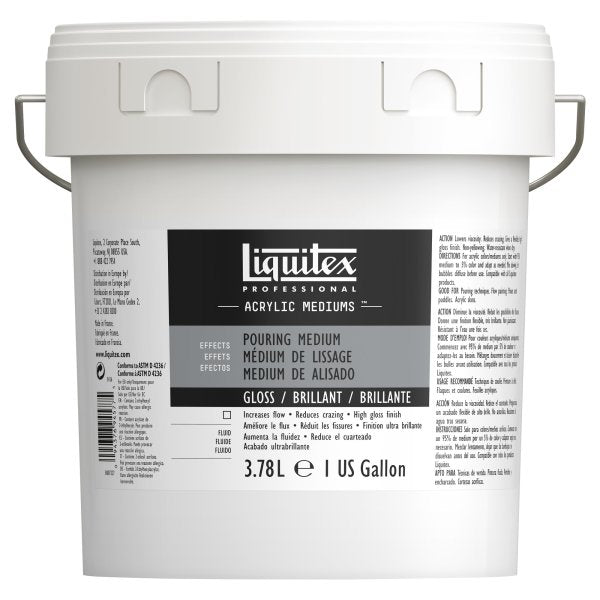 Liquitex Pouring Medium - 3.78L (gallon/128 oz) - merriartist.com
