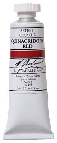 M. Graham Gouache Quinacridone Red 15ml - merriartist.com