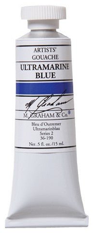 M. Graham Gouache Ultramarine Blue 15ml - merriartist.com
