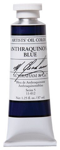 M. Graham Oil Color - Anthraquinone Blue 37 ml - merriartist.com