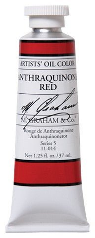 M. Graham Oil Color - Anthraquinone Red 37 ml - merriartist.com
