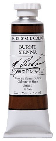 M. Graham Oil Color - Burnt Sienna 150 ml - merriartist.com
