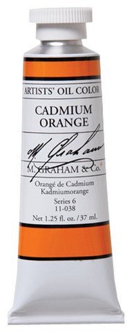 M. Graham Oil Color - Cadmium Orange 37 ml - merriartist.com