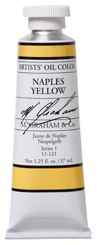 M. Graham Oil Color - Naples Yellow 37 ml - merriartist.com