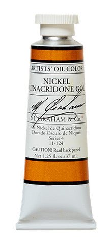 M. Graham Oil Color - Nickel Quinacridone Gold 37 ml - merriartist.com