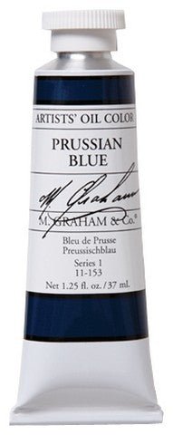 M. Graham Oil Color - Prussian Blue 37 ml - merriartist.com