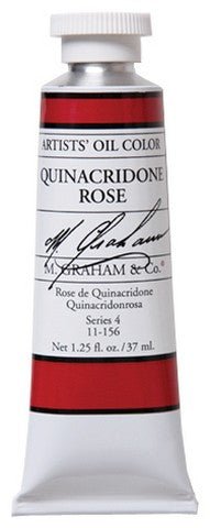 M. Graham Oil Color - Quinacridone Rose 37 ml - merriartist.com