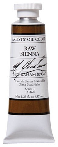 M. Graham Oil Color - Raw Sienna 150 ml - merriartist.com