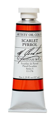 M. Graham Oil Color - Scarlet Pyrrol 37 ml - merriartist.com