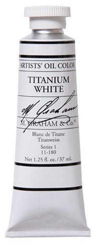 M. Graham Oil Color - Titanium White 37 ml - merriartist.com