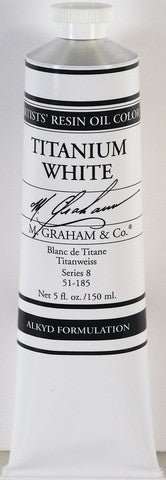 M. Graham Oil Color - Titanium White Fast Dry 150 ml - merriartist.com