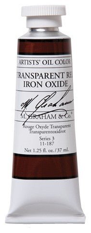 M. Graham Oil Color - Transparent Red Iron Oxide 37 ml - merriartist.com