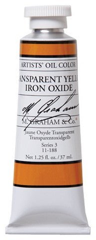 M. Graham Oil Color - Transparent Yellow Iron Oxide 37 ml - merriartist.com