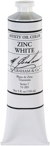 M. Graham Oil Color - Zinc White 150 ml - merriartist.com