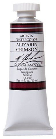 M. Graham Watercolors 15 ml - Alizarin Crimson - merriartist.com