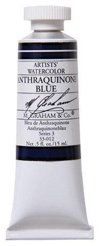 M. Graham Watercolors 15 ml - Anthraquinone Blue - merriartist.com