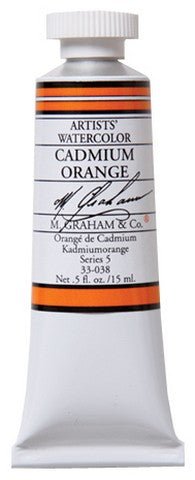 M. Graham Watercolors 15 ml - Cadmium Orange - merriartist.com