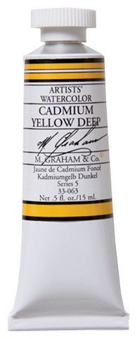 M. Graham Watercolors 15 ml - Cadmium Yellow Deep - merriartist.com