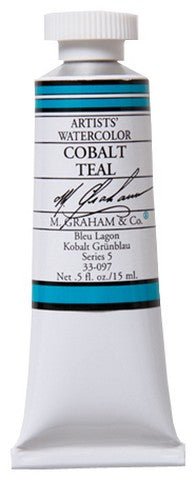M. Graham Watercolors 15 ml - Cobalt Teal - merriartist.com