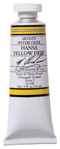 M. Graham Watercolors 15 ml - Hansa Yellow Deep - merriartist.com