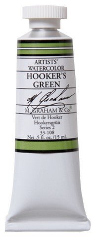 M. Graham Watercolors 15 ml - Hookers Green - merriartist.com