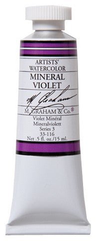 M. Graham Watercolors 15 ml - Mineral Violet - merriartist.com
