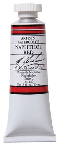 M. Graham Artists' Watercolor 15ml Naphthol Red