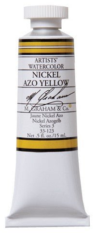 M. Graham Watercolors 15 ml - Nickel Azo Yellow - merriartist.com