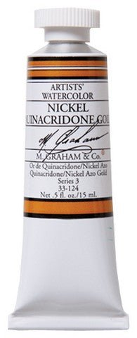 M. Graham Watercolors 15 ml - Nickel Quinacridone Gold - merriartist.com