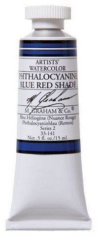 M. Graham Watercolors 15 ml - Phthalo Blue (Red shade) - merriartist.com