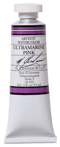 M. Graham Watercolors 15 ml - Ultramarine Pink - merriartist.com