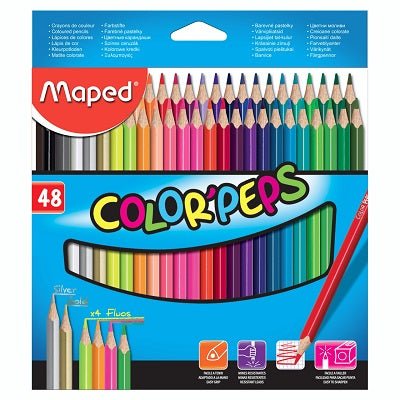 Maped Color Peps Colored Pencils - 48 Pencil Set - merriartist.com