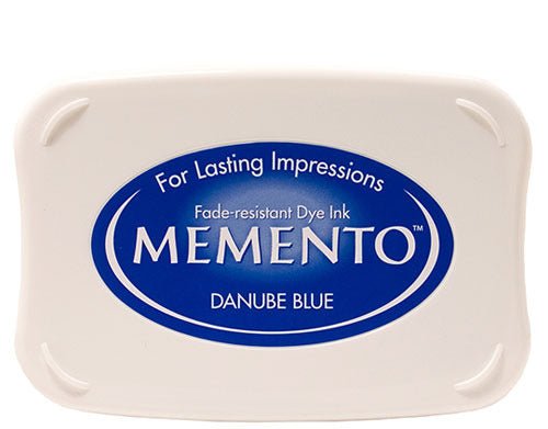 Memento Dye Ink Pad - Danube Blue - merriartist.com