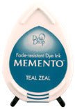 Memento Dye Ink Pad - Dew Drop Teal Zeal - merriartist.com