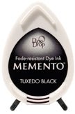 Memento Dye Ink Pad - Dew Drop Tuxedo Black - merriartist.com