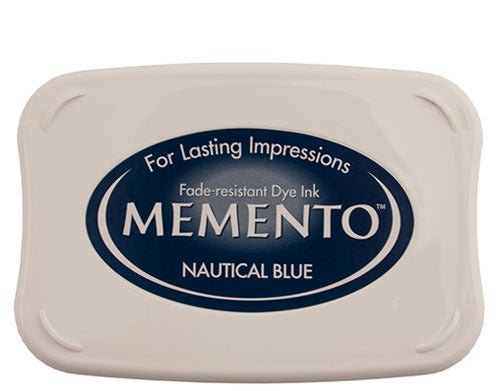 Memento Dye Ink Pad - Nautical Blue - merriartist.com