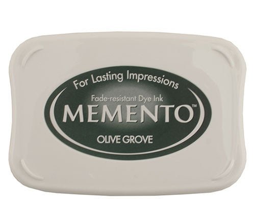 Memento Dye Ink Pad - Olive Grove - merriartist.com