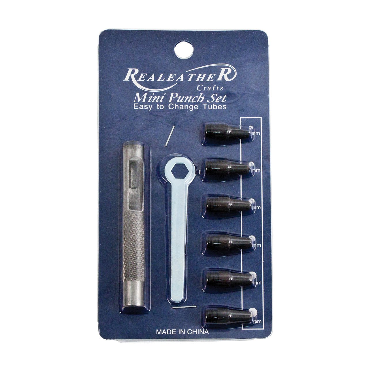 Mini Leather Punch Set - from 1/16 inch to 3/16 inch - merriartist.com