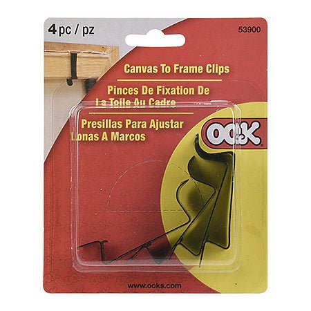 Ook Canvas to Frame Clips - 4 pack - merriartist.com