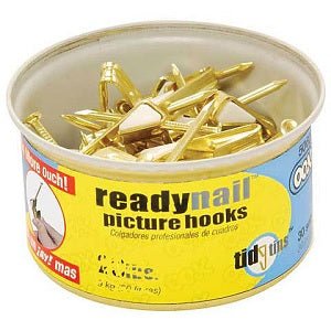 OOK ReadyNail Picture Hangers - 10 Pound - Tidy Tin - merriartist.com
