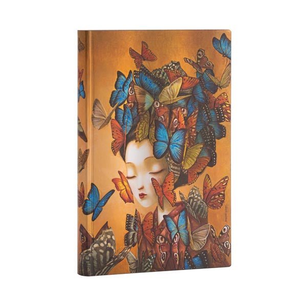 Paperblanks - Esprit de Lacombe Madame Butterfly Maxi Dot Grid - merriartist.com