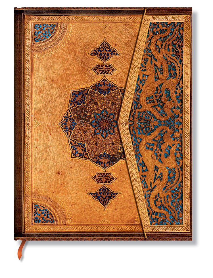 Paperblanks Journal Safavid Binding Art: Safavid Ultra Lined 7x9 inch, 144 pages - merriartist.com
