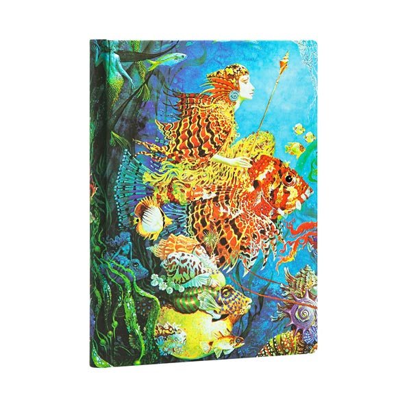 Paperblanks Journal - Sea Fantasies Midi 5x 7 inch Unlined - 144 Pages - merriartist.com