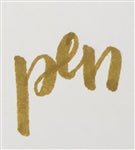 Pentel Arts Sign Pen Brush Tip, Ochre Ink - merriartist.com